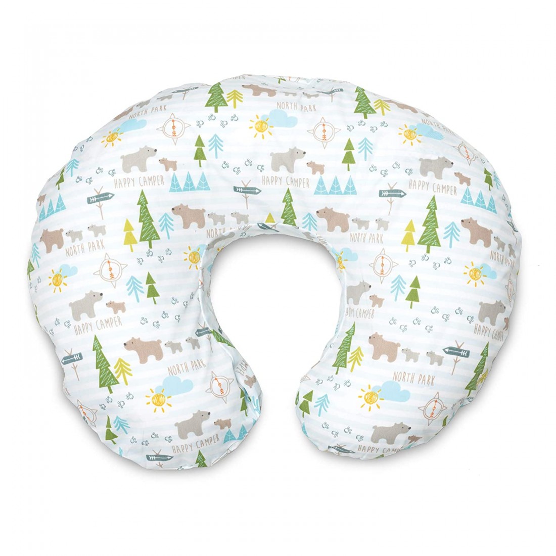 Boppy Original Nursing Pillow and Positioner, Cotton Blend, North Park